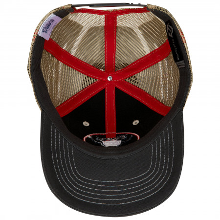 Coors Banquet Rodeo Embroidered Logo Mesh Snapback Hat